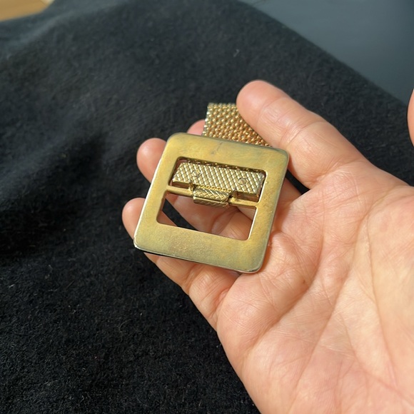 Cache vintage gold watchband chain belt - Picture 6 of 10